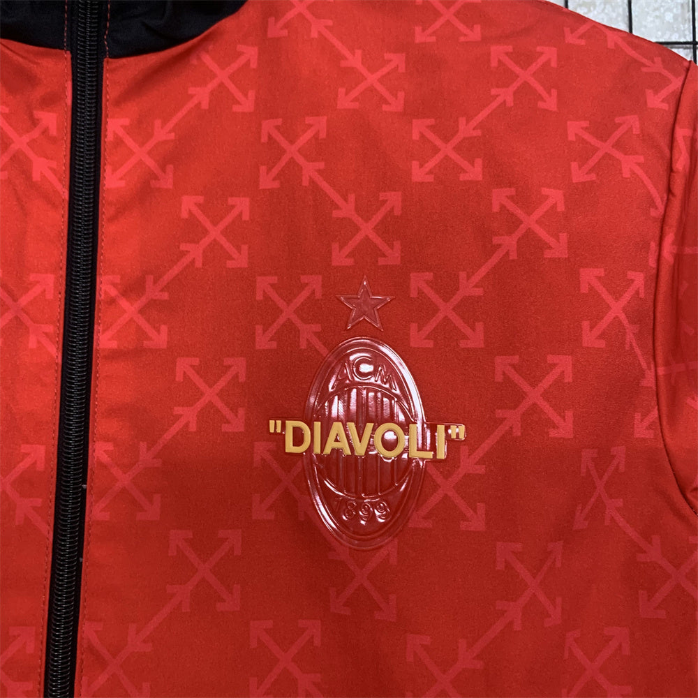 AC Milan 'OFF WHITE' x Puma - Double Sided Windbreaker