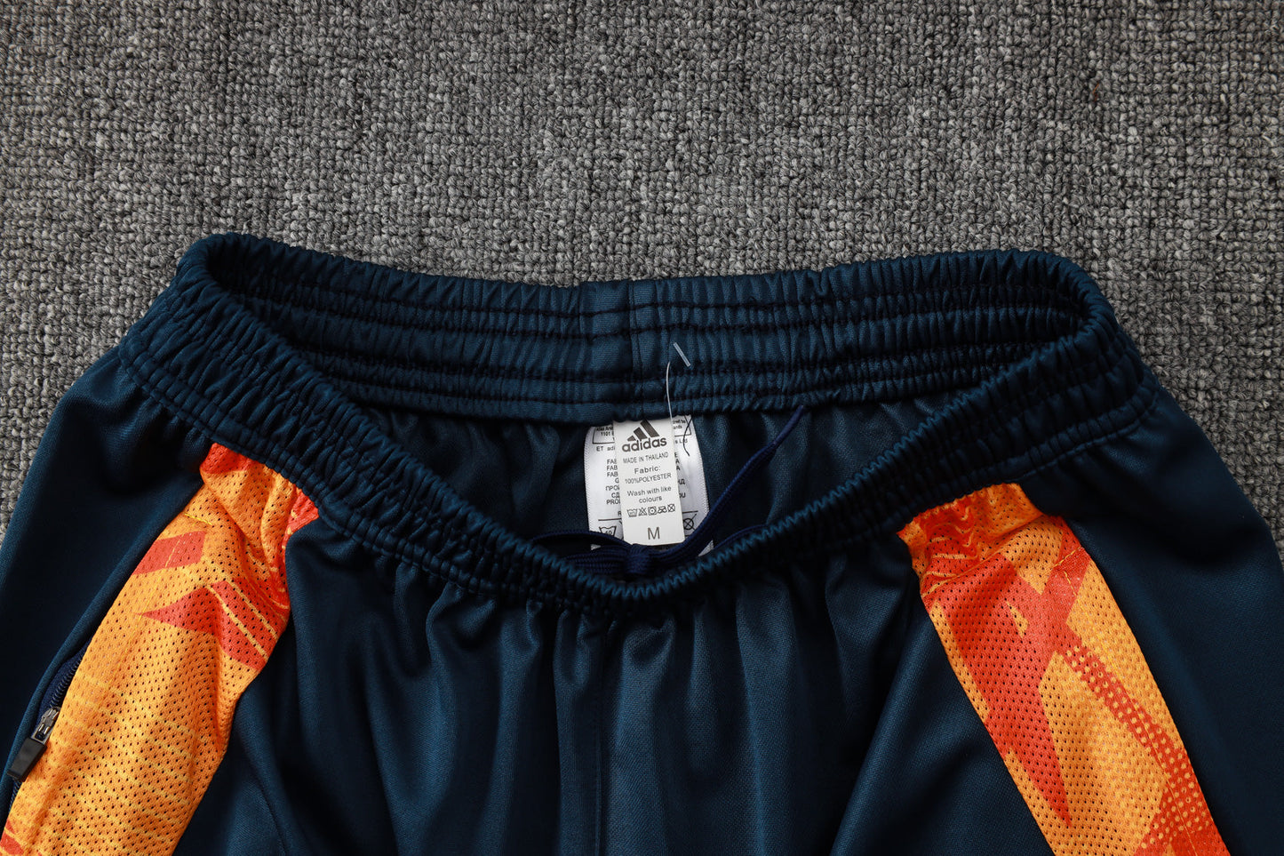 Real Madrid 1/4 Zip Tracksuit Set White/Yellow/Navy