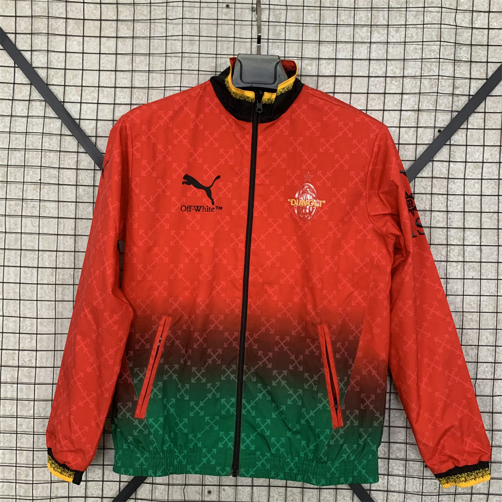 AC Milan 'OFF WHITE' x Puma - Double Sided Windbreaker