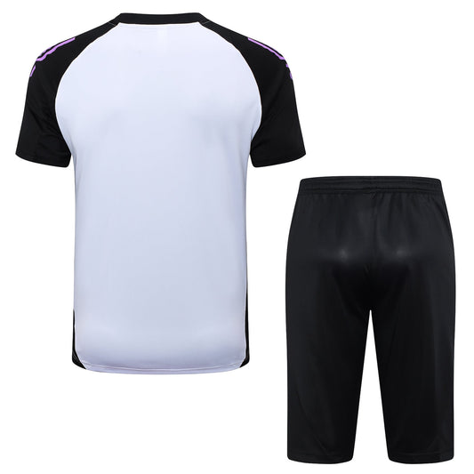 Germany Training Kit (3/4 Pants) - White/Violet/Black