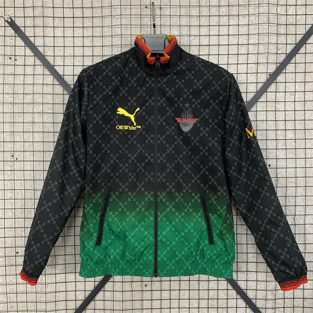 AC Milan 'OFF WHITE' x Puma - Double Sided Windbreaker