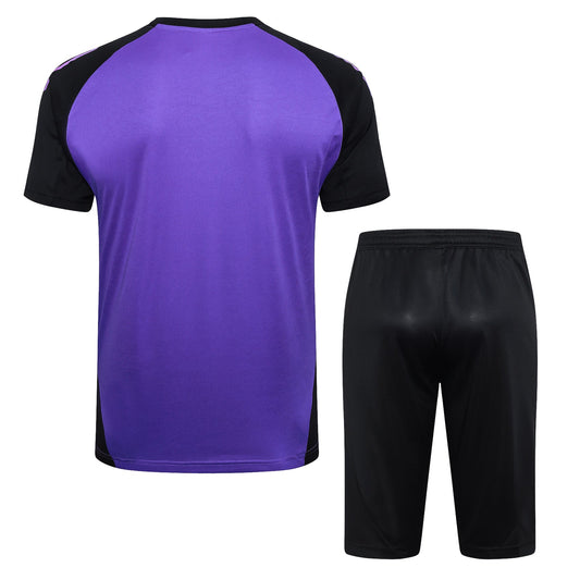 Germany Training Kit (3/4 Pants) - Purple/Violet/Black