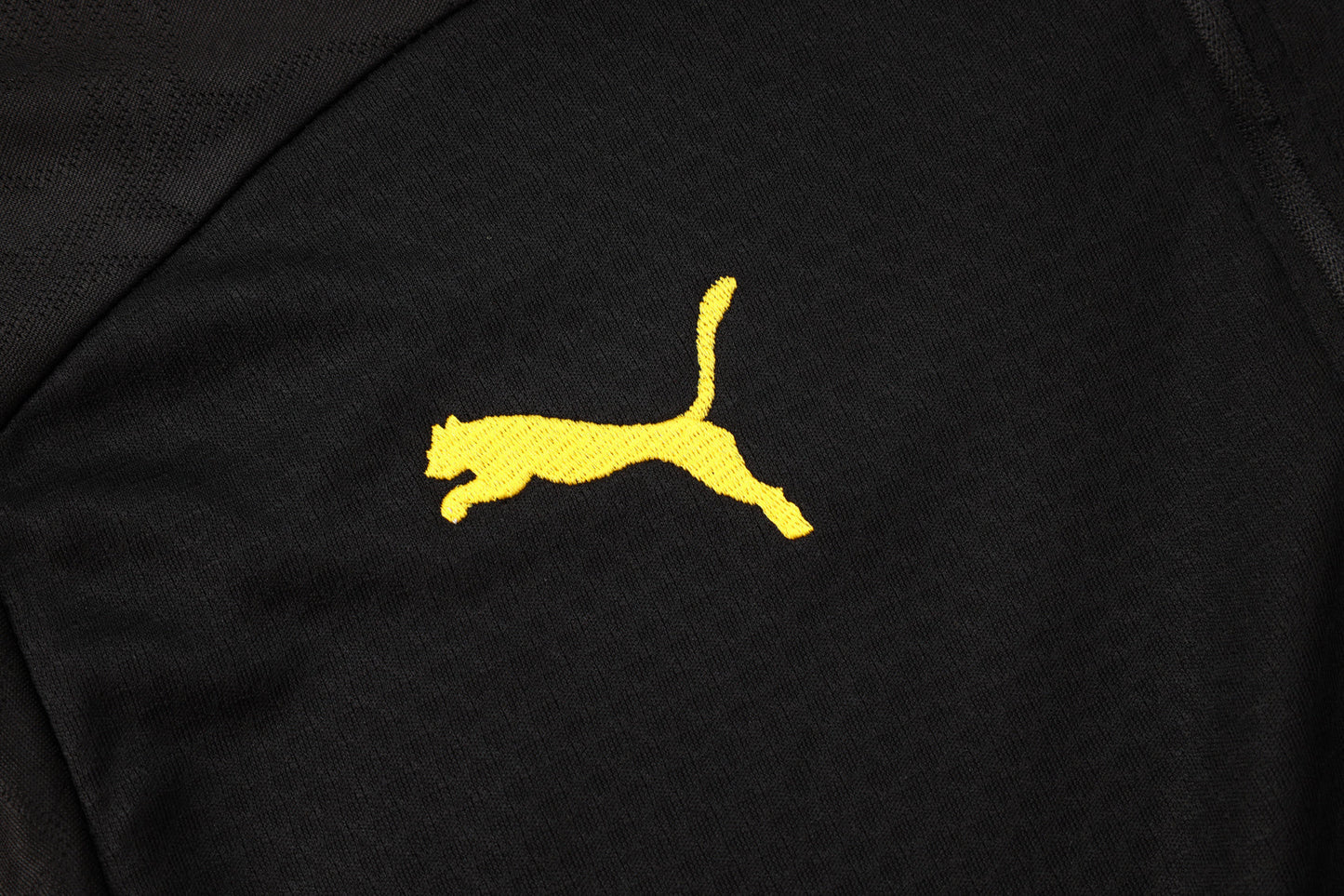 Borussia Dortmund 1/4 Zip Tracksuit Set Black/Yellow