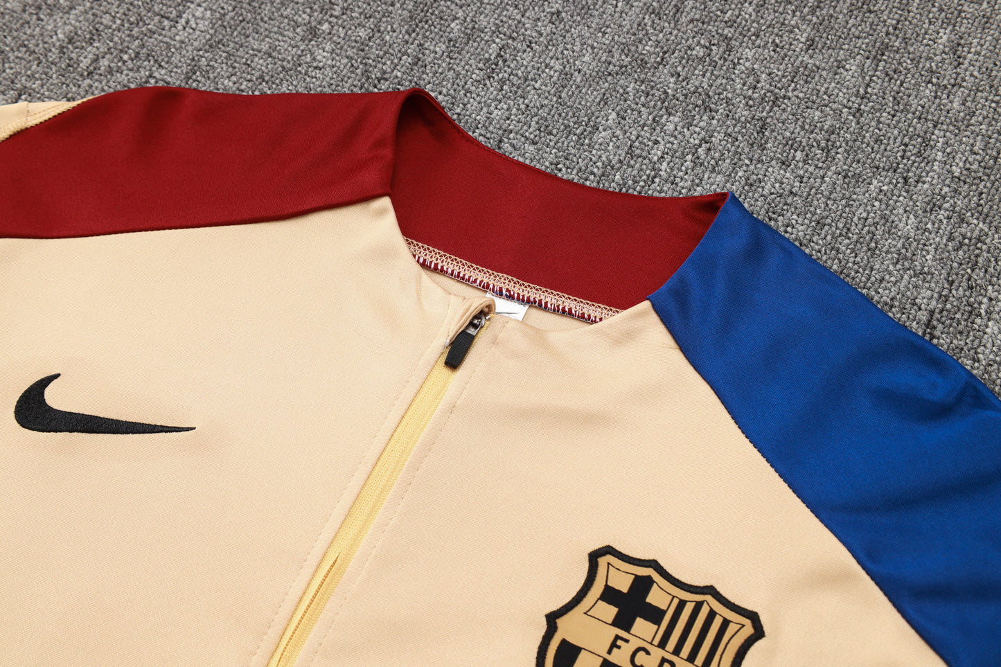 Barcelona 1/4 Zip Tracksuit Set Beige/Blue/Red/Black
