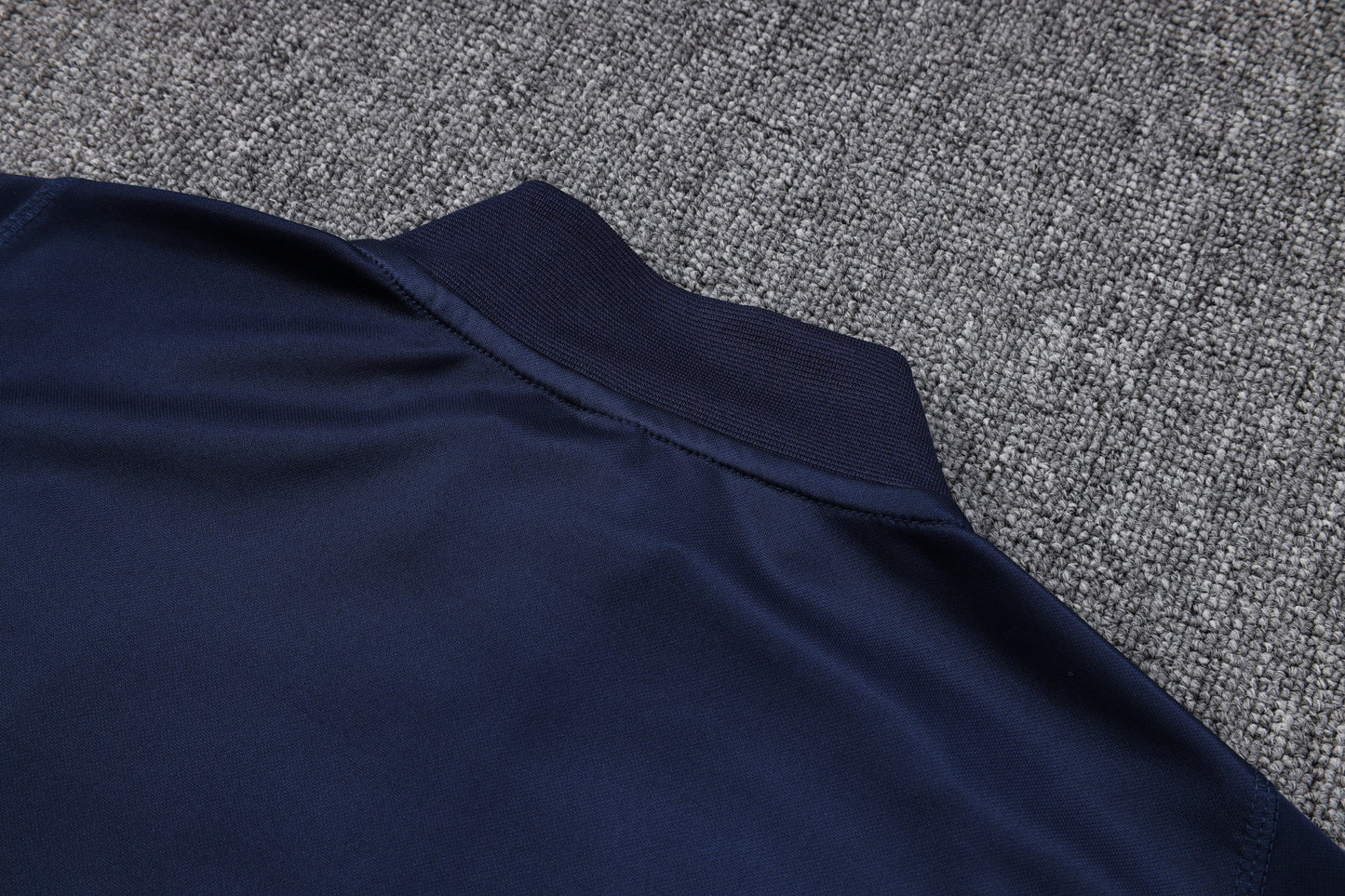 Italy 1/4 Zip Tracksuit Set Navy/White