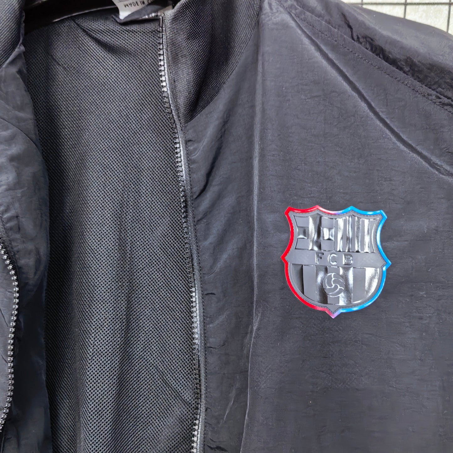 Barcelona 2025/26 Anthem Windbreaker - Black 'Pre Match'