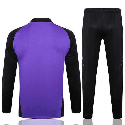 Germany 1/4 Zip Tracksuit Set Purple/Violet/Black