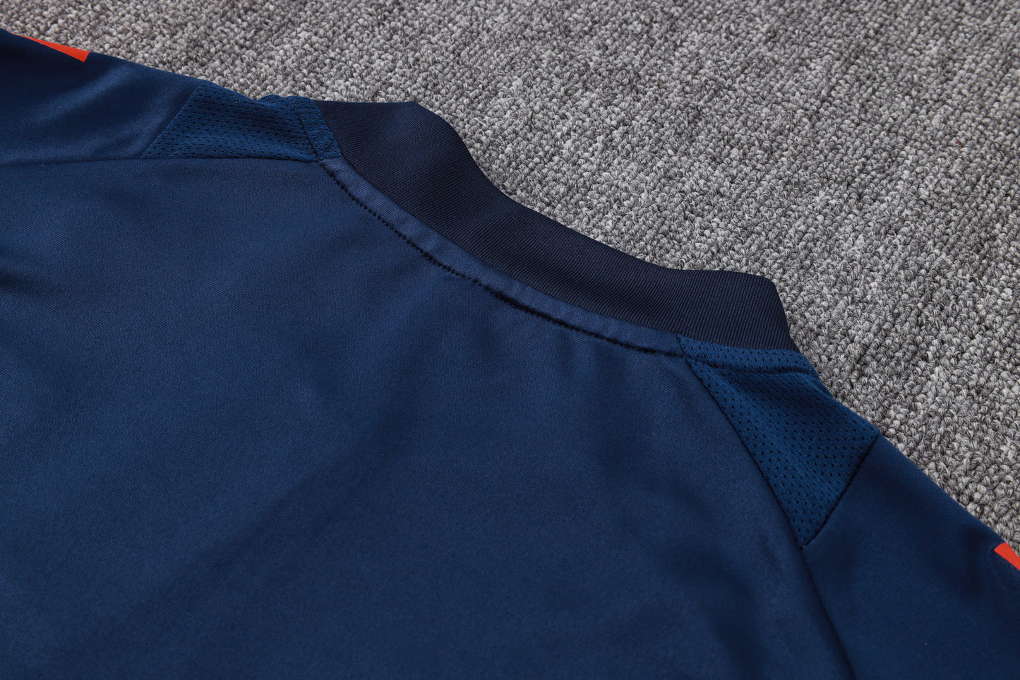 Italy 1/4 Zip Tracksuit Set Navy/Azure