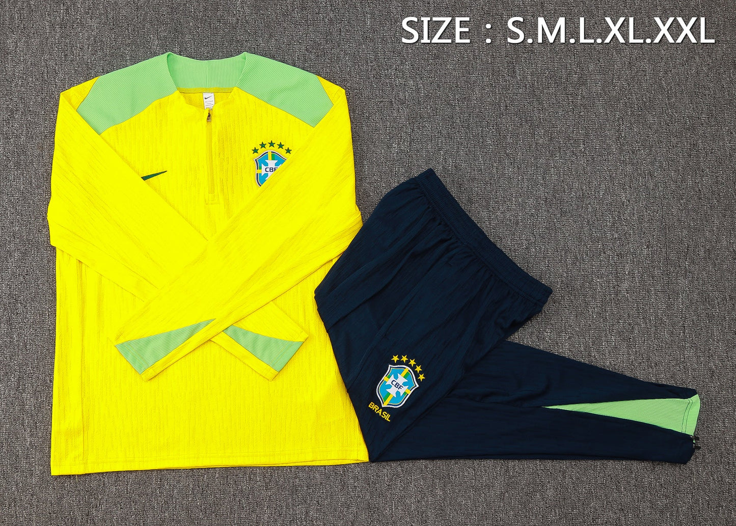 Brazil 1/4 Zip Tracksuit Set Home
