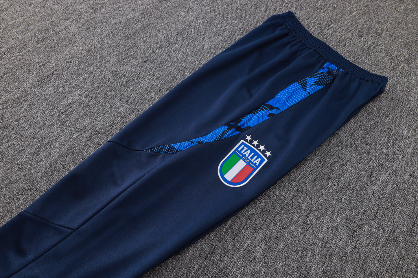 Italy 1/4 Zip Tracksuit Set Navy/Azure