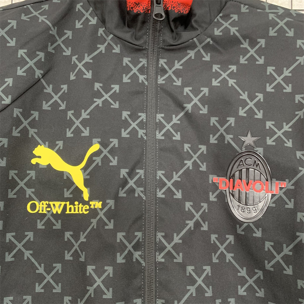 AC Milan 'OFF WHITE' x Puma - Double Sided Windbreaker