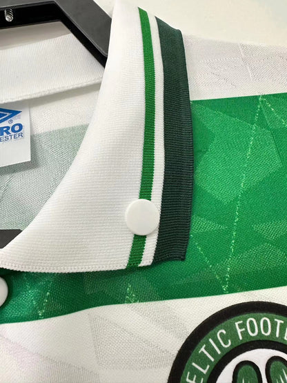 Product Title: Celtic 1989/91 Home Kit – Vintage Hoops Classic