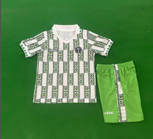 Nigeria Retro Football Kit – 94/95 Kids Away Jersey