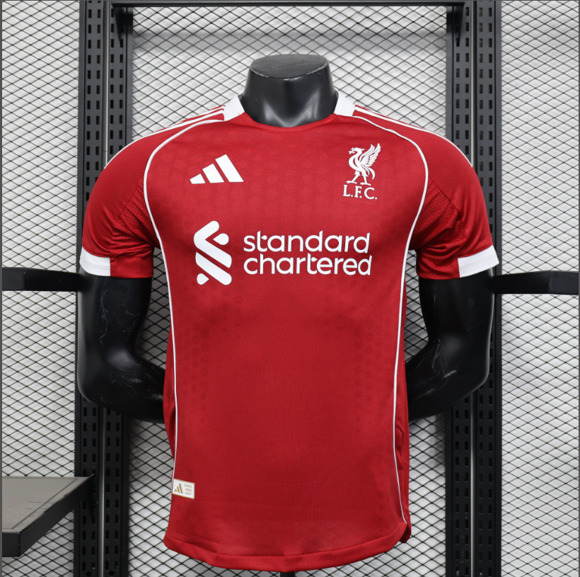 Get the Liverpool 25/26 Home Jersey – the official 2025/26 match shirt. Lightweight, authentic, and made for true fans. Limited stock available now.