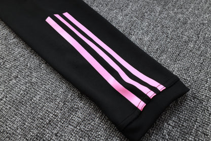 Juventus 1/4 Zip Tracksuit Set White/Pink/Black