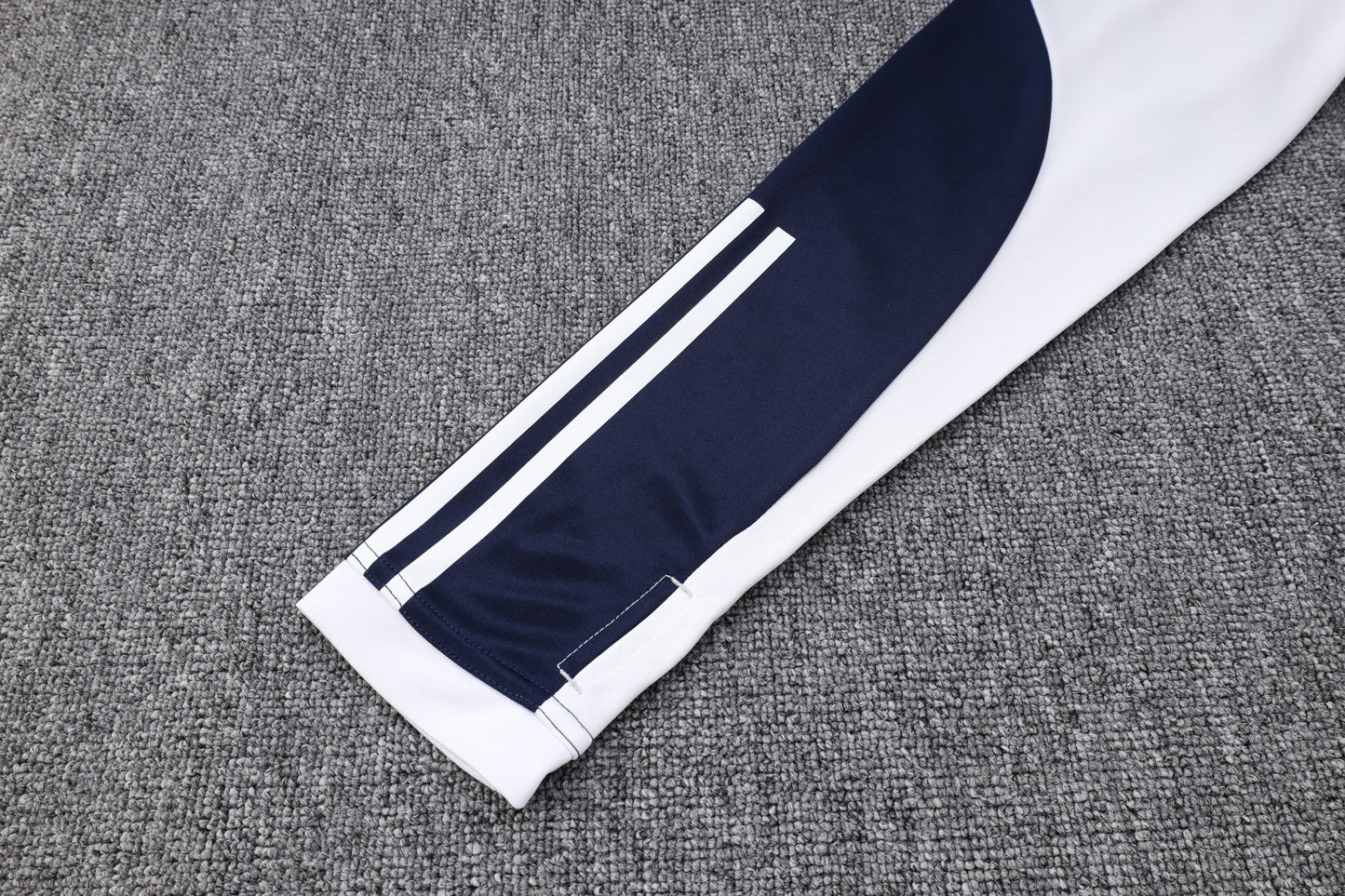 Italy 1/4 Zip Tracksuit Set White/Navy