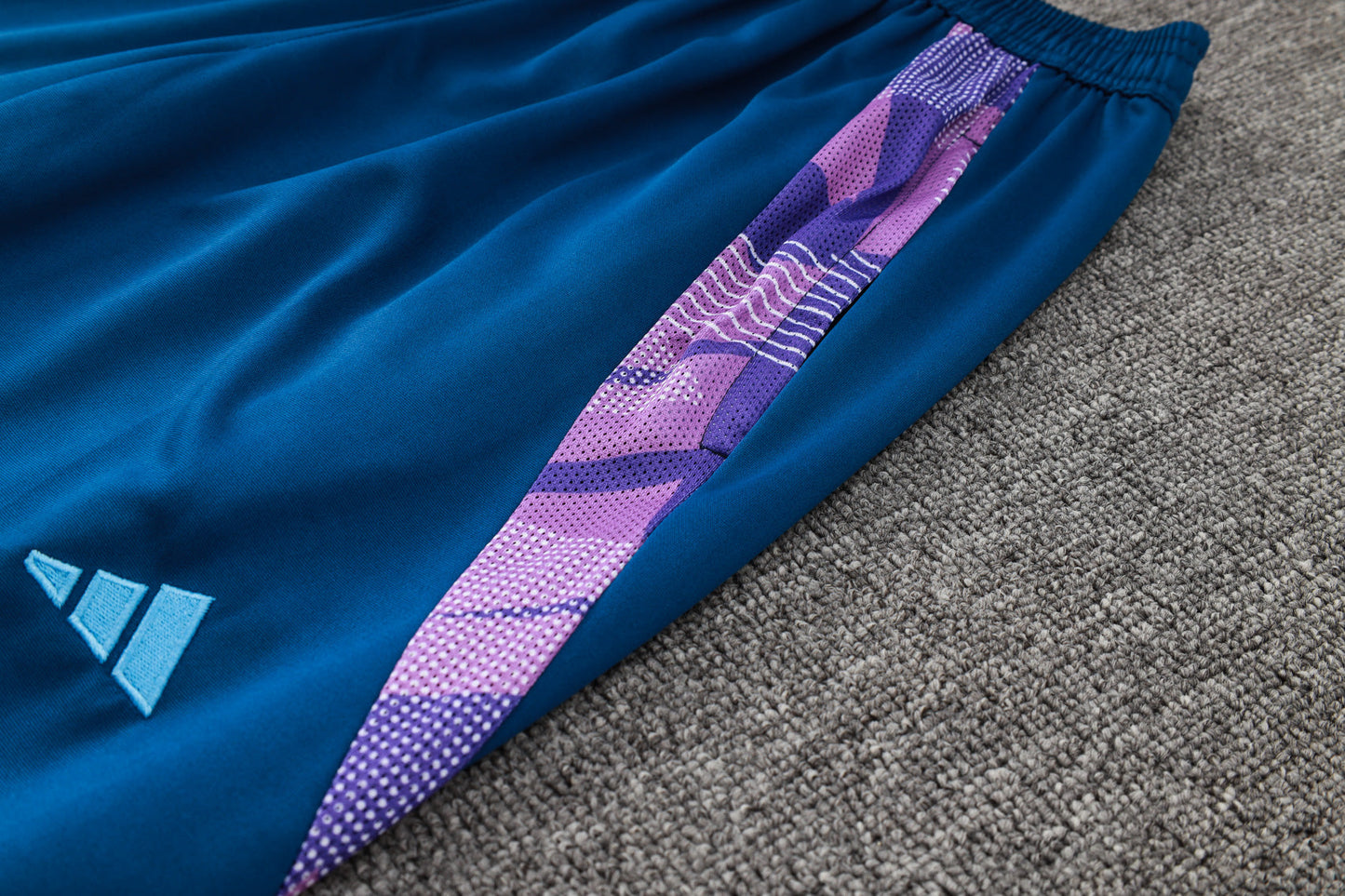 Argentina 1/4 Zip Tracksuit Set Electric-Blue/Purple/Saphire