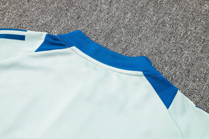Spain 1/4 Zip Tracksuit Set Blizzard/Crimson/Blue