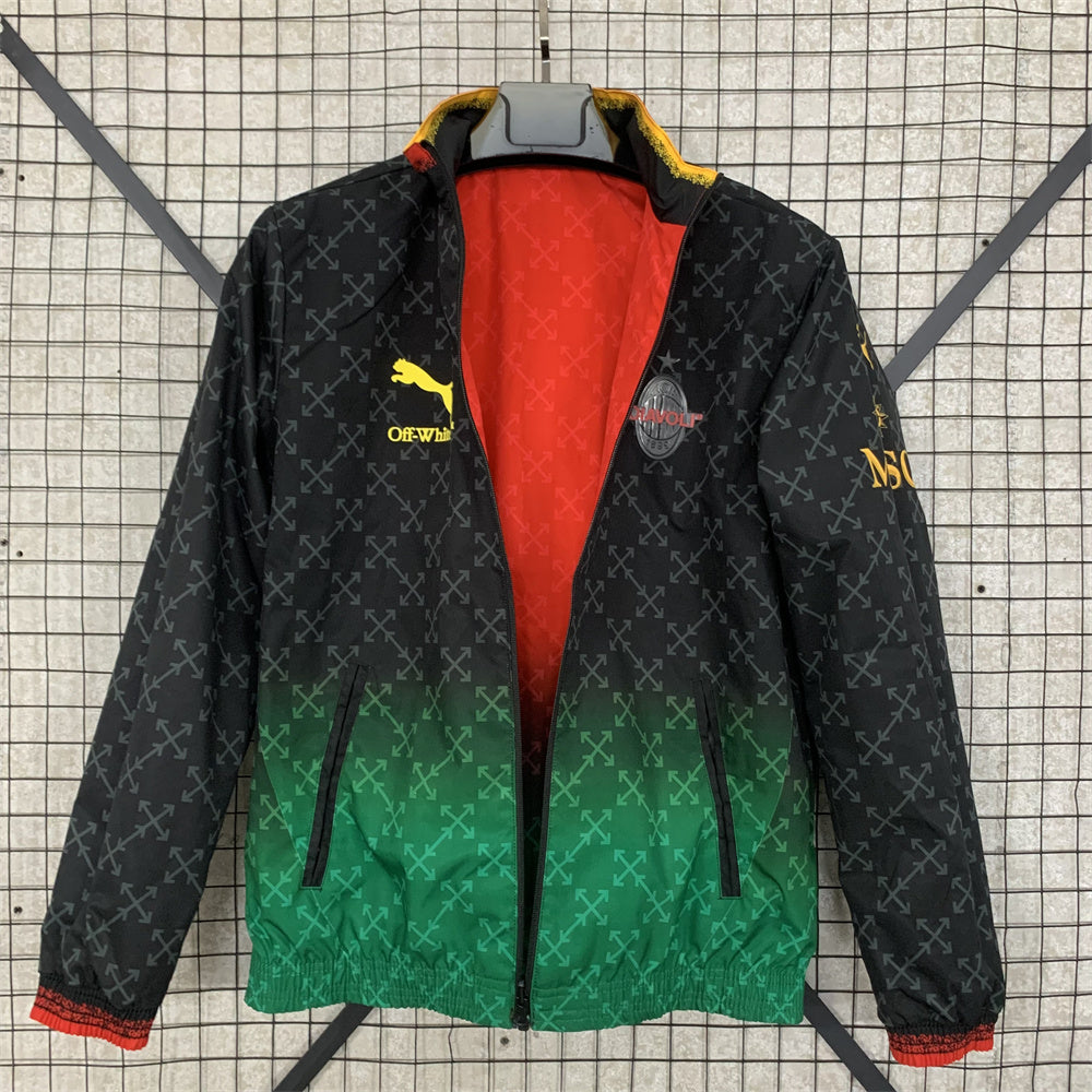 AC Milan 'OFF WHITE' x Puma - Double Sided Windbreaker