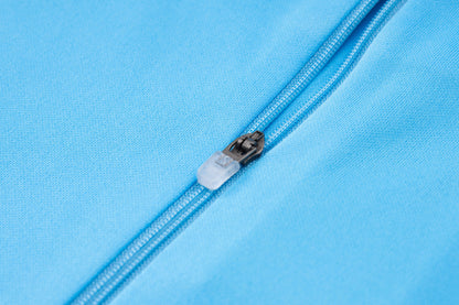 Argentina 1/4 Zip Tracksuit Set Electric-Blue/Purple/Saphire