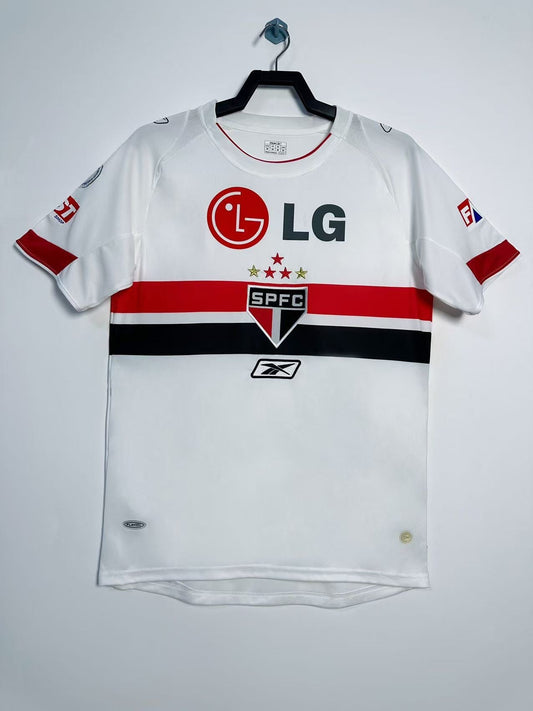Alt Text: São Paulo Jersey 2007 Home Kit – Retro Football Shirt