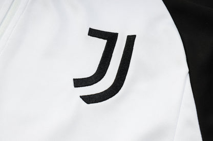 Juventus 1/4 Zip Tracksuit Set White/Pink/Black