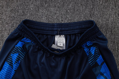 Italy 1/4 Zip Tracksuit Set Navy/Azure