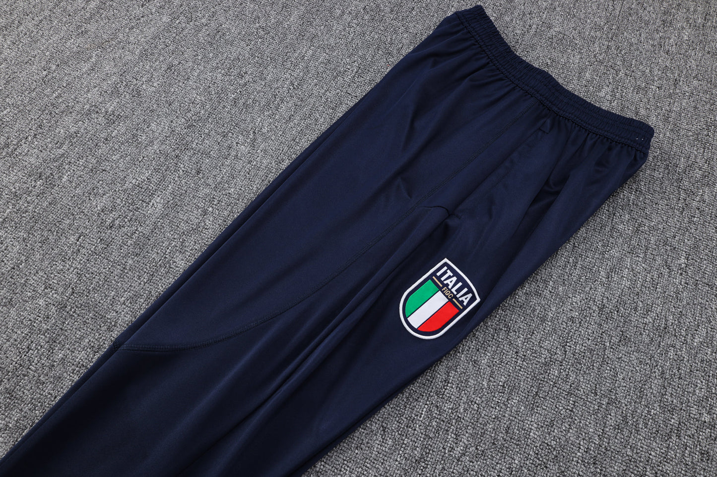 Italy 1/4 Zip Tracksuit Set White/Navy