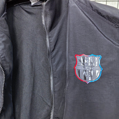 Barcelona 2025/26 Anthem Windbreaker - Black 'Pre Match'