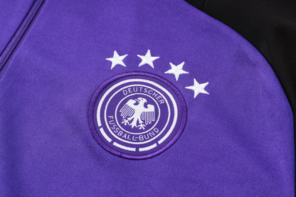 Germany 1/4 Zip Tracksuit Set Purple/Violet/Black