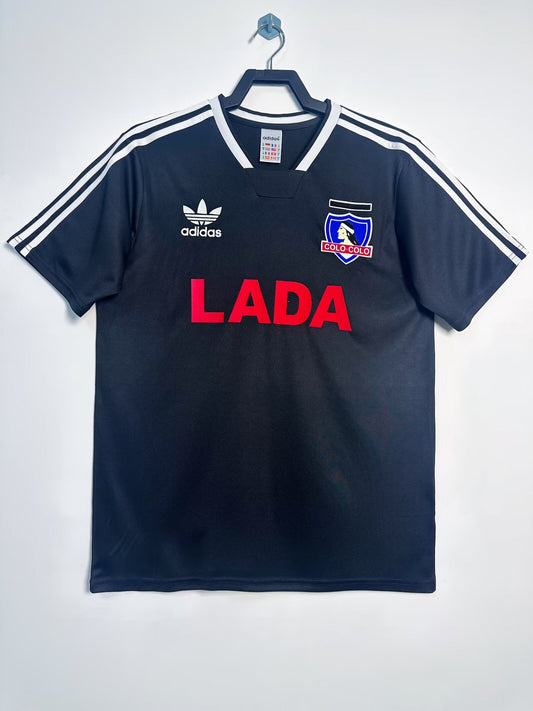 Alt Text: Colo Colo 1991 Away Jersey – Retro Copa Libertadores Football Shirt