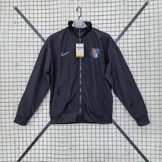 Barcelona 2025/26 Anthem Windbreaker - Black 'Pre Match'